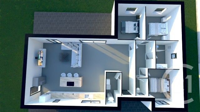 maison à vendre - 4 pièces - 120.0 m2 - LABASTIDE ST PIERRE - 82 - MIDI-PYRENEES - Century 21 Les Trois Rivières